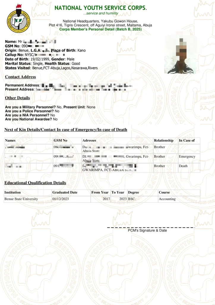 How to Print 2026 NYSC Green Card [Batch A, B & C]